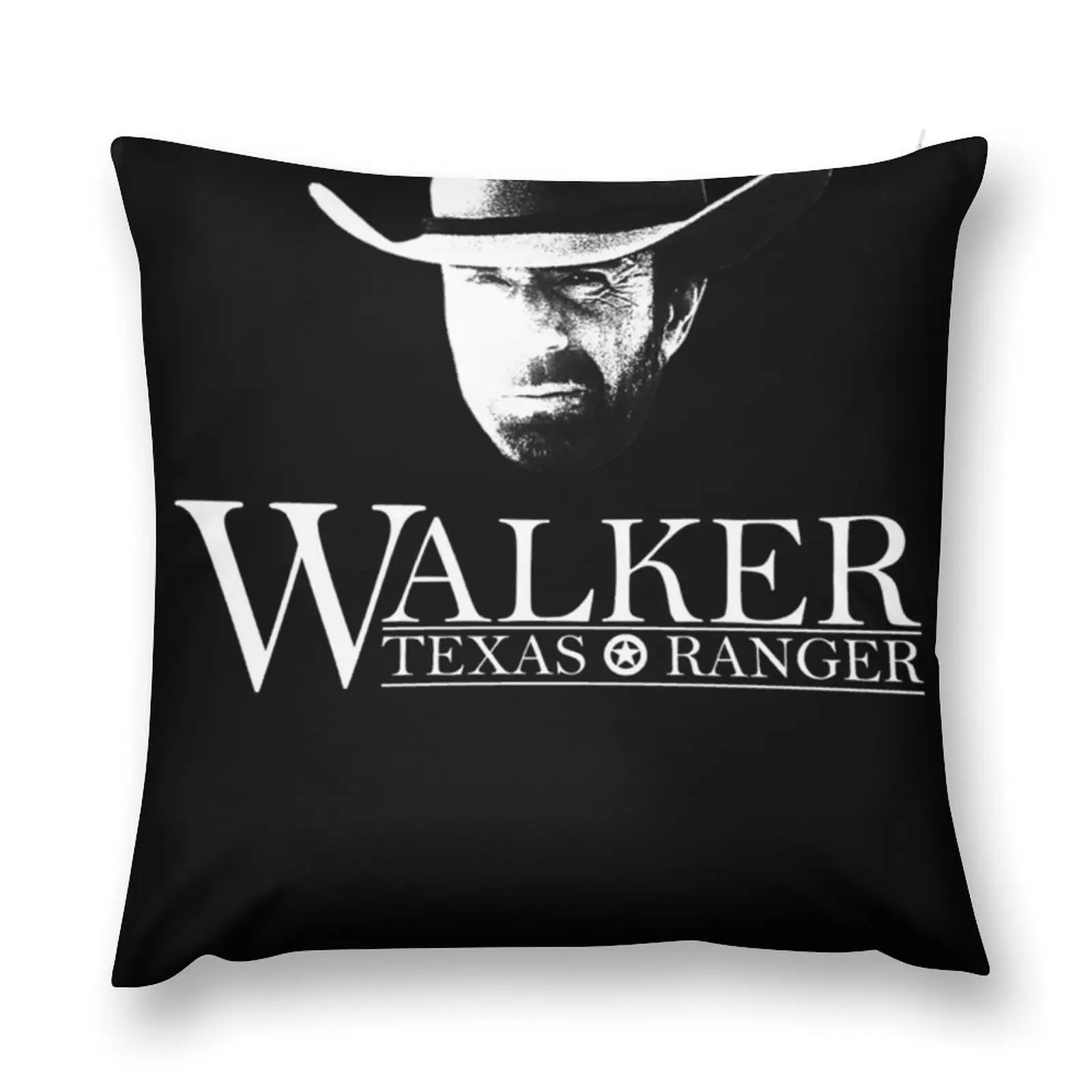 Walker Texas Ranger (Chuck Norris) Head and Logo Essential - Copy Throw Pillow home decor items pillow