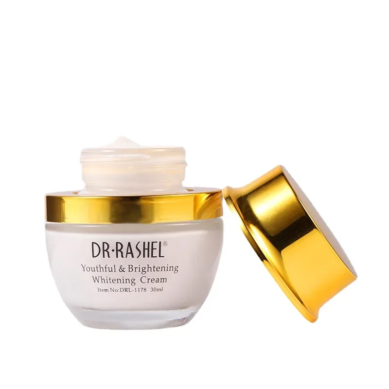 DR.RASHEL 24K Gold Collagen Whitening Cream Day Cream Moisturizers Skin Brightening Anti-aging Pores Shrinking Skin Care Smooth