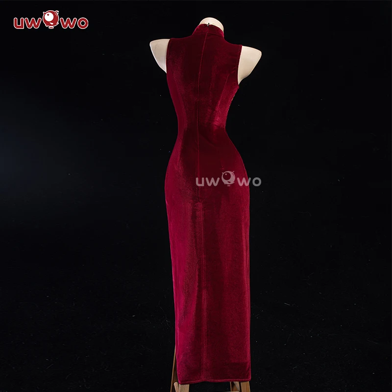 IN STOCK UWOWO Fanart Namii Chinese Dress Cheongsam Cosplay Costume For Women Anime Costume With Sticker