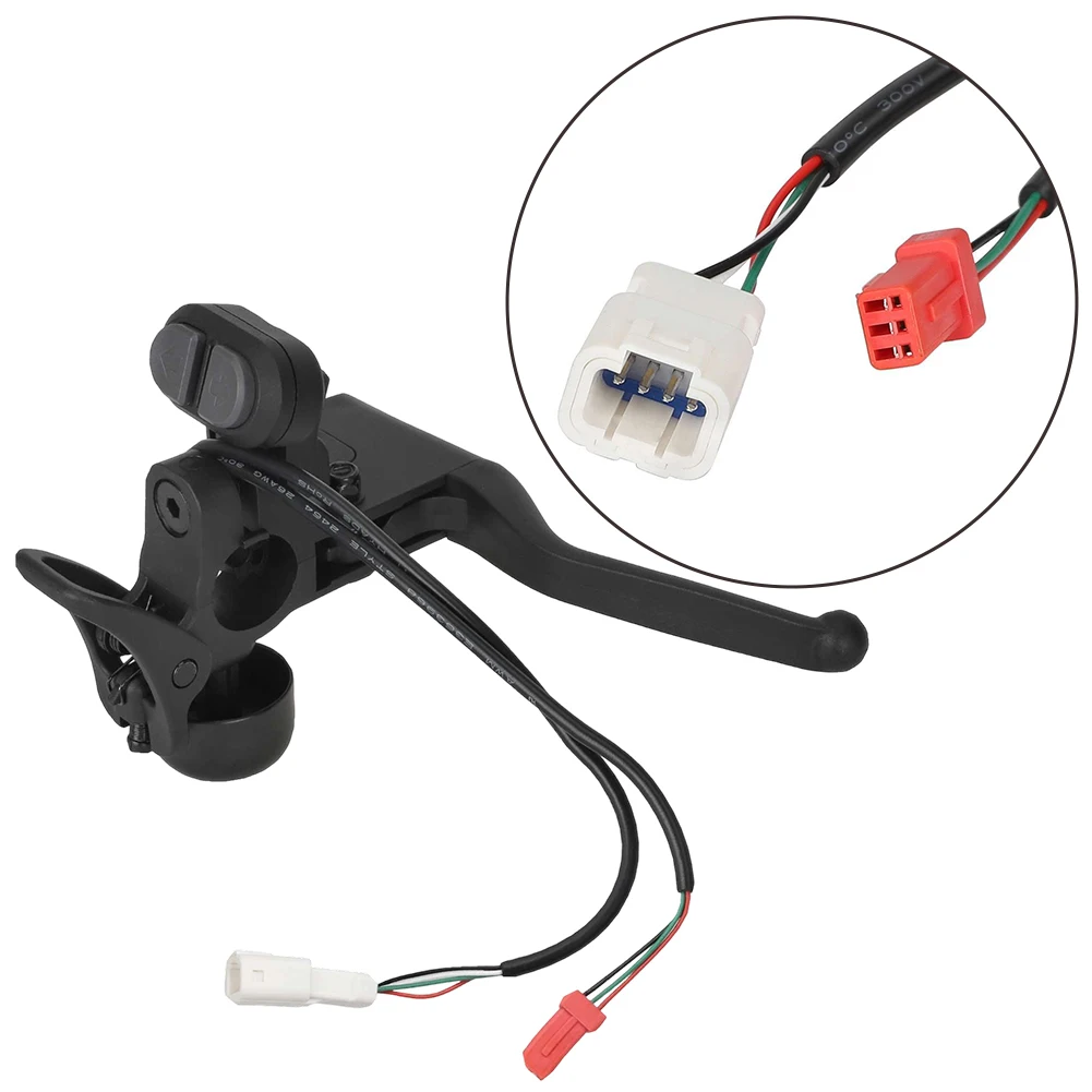 Left Brake Lever For Xiaomi E Scooter Featuring Turn Signal Buttons And Bell For Better Visibility And Comfortable Riding