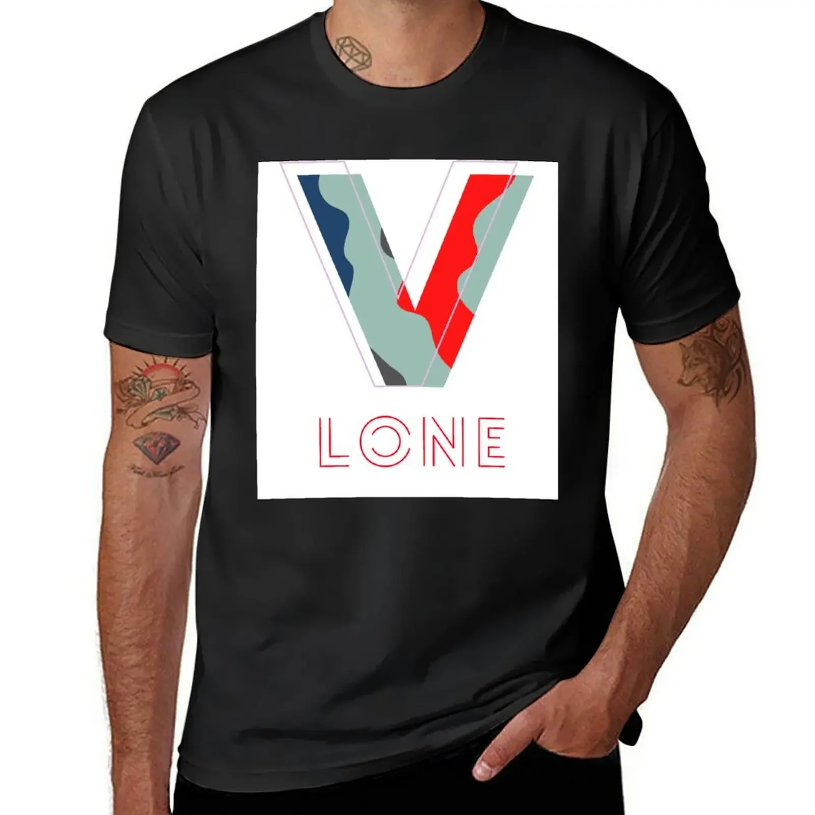 

funny v lone gift T-Shirt sweat anime funnys summer tops mens graphic t-shirts big and tall