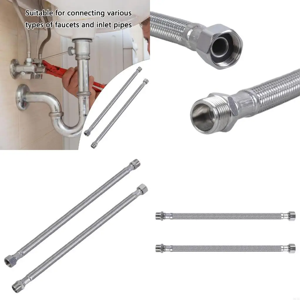 

964e удлинительная шланг из нержавеющей стали 3/8 дюйма с силиконовым уплотнением для профилактики утечки