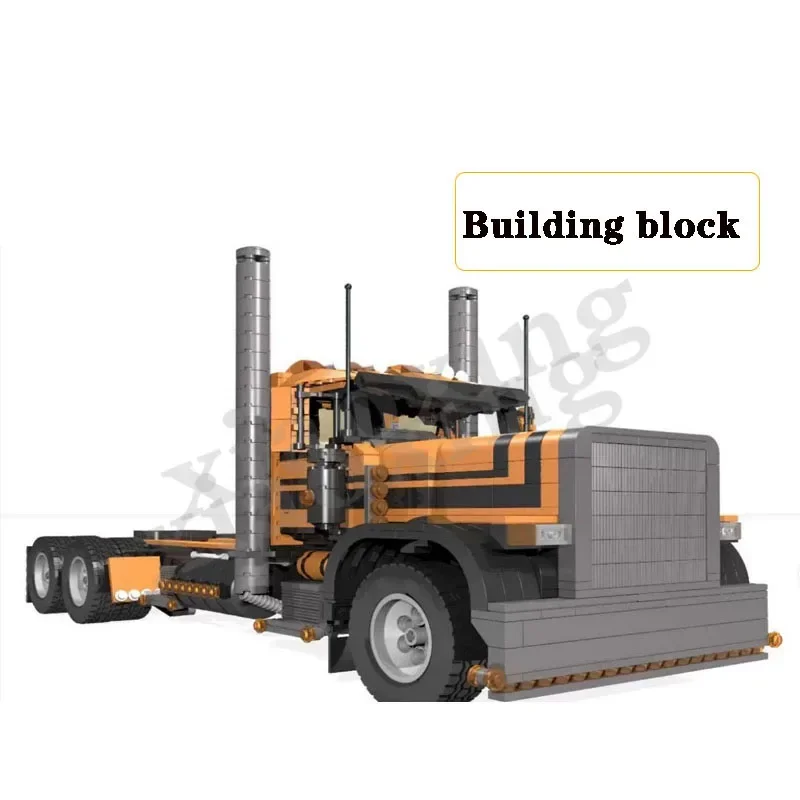 Classic MOC-4533 Building Block Half Truck Front 1778PCS Spliced Building Block Model Adult and Children\'s Birthday Toy Gift