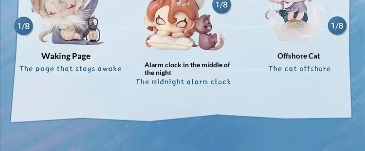 Authentische Moonin Faded Childhood Series Blind Box Niedliche Trendige Sammelfigur Desktop-Deko Ornament Geburtstagsgeschenk für Fans – Detail 2