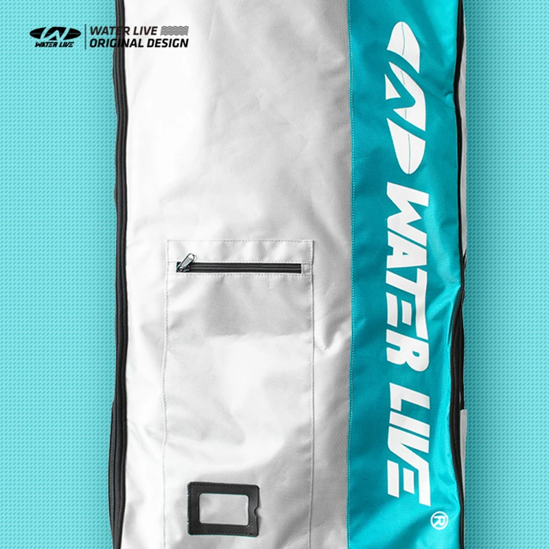 

WATER LIVE Portable Paddle Board Backpack 1.4KG Ultralight Large Capacity Waterproof Bag Zipper Double Shoulder Bag Surfing