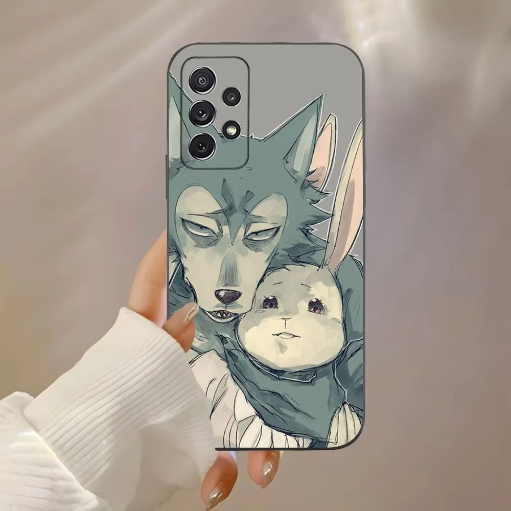 A-Anime B-BEASTARS-S Phone Case For Samsung Galaxy A91,A80,A73,A72 ,A71,A53A52,A32 ,A31A22,A21s,A20,Black Cover