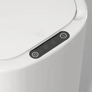 Auto-Sensing Trash Can 12L - Smart Waterproof Electric Garbage Bin for Kitchen/Bathroom, Touchless White Trash Can with Lid 10 best sales garbage bin kitchen - №2