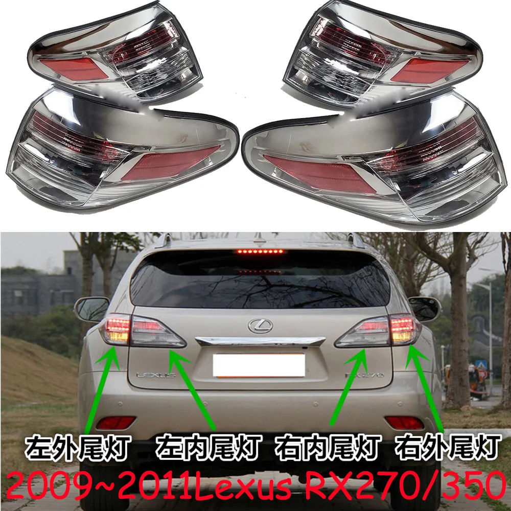 1pcs car bumper RX350 tail light for Lexus RX270 taillight Taillamp 2009~2011y car accessories for Lexus RX350 fog lamp