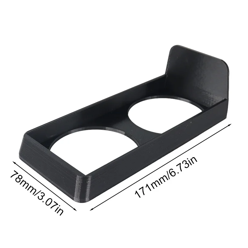 1Pc Car Black Cup Holder Organizer Insert for DS3 Full Size Car Centre Console Armrest 3D Printed Black Auto Parts Accessories