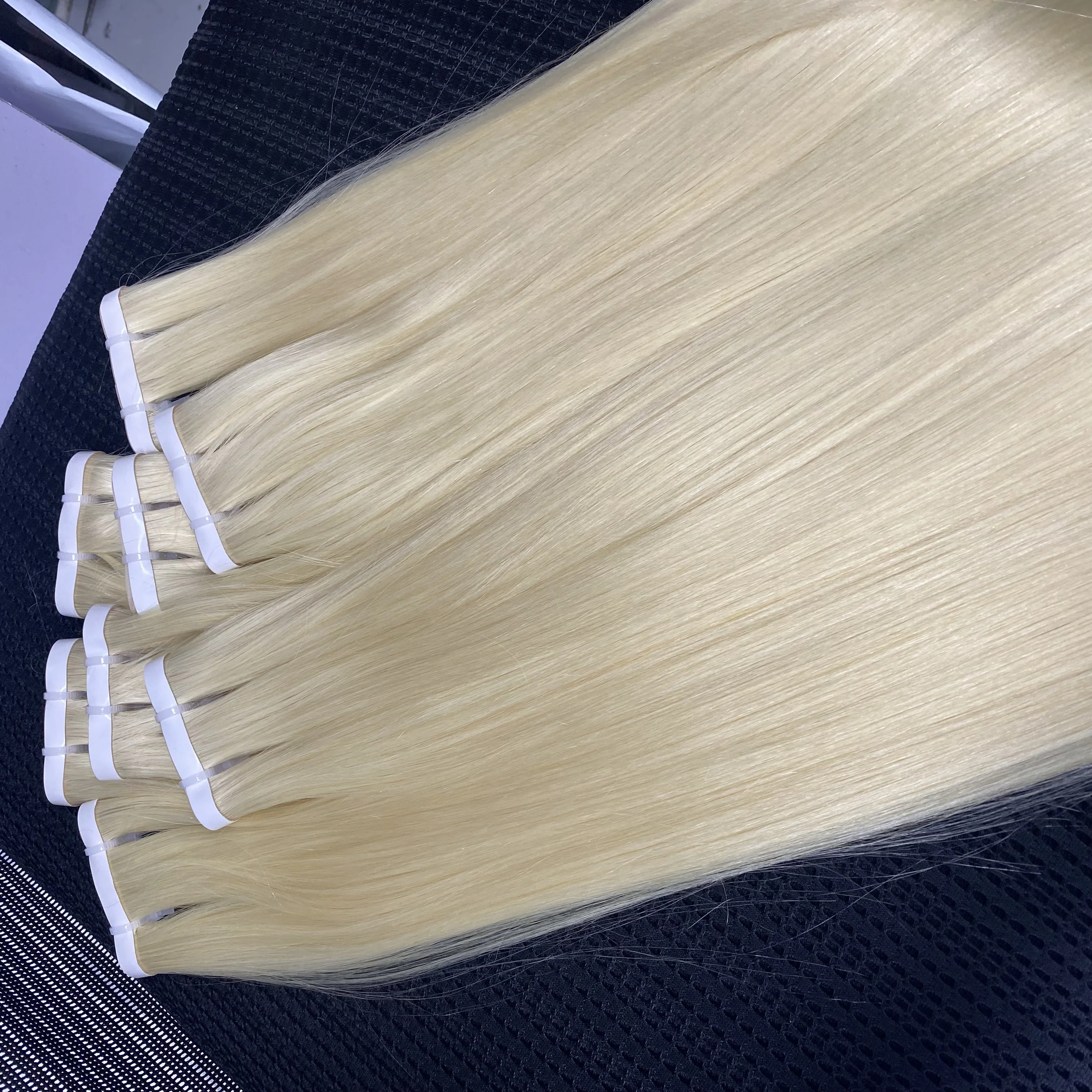 

Невидимая бесшовная лента для инъекций в наращивании человеческих волос, естественная мягкая кожа, натуральная настоящая лента для наращивания волос, долговечная