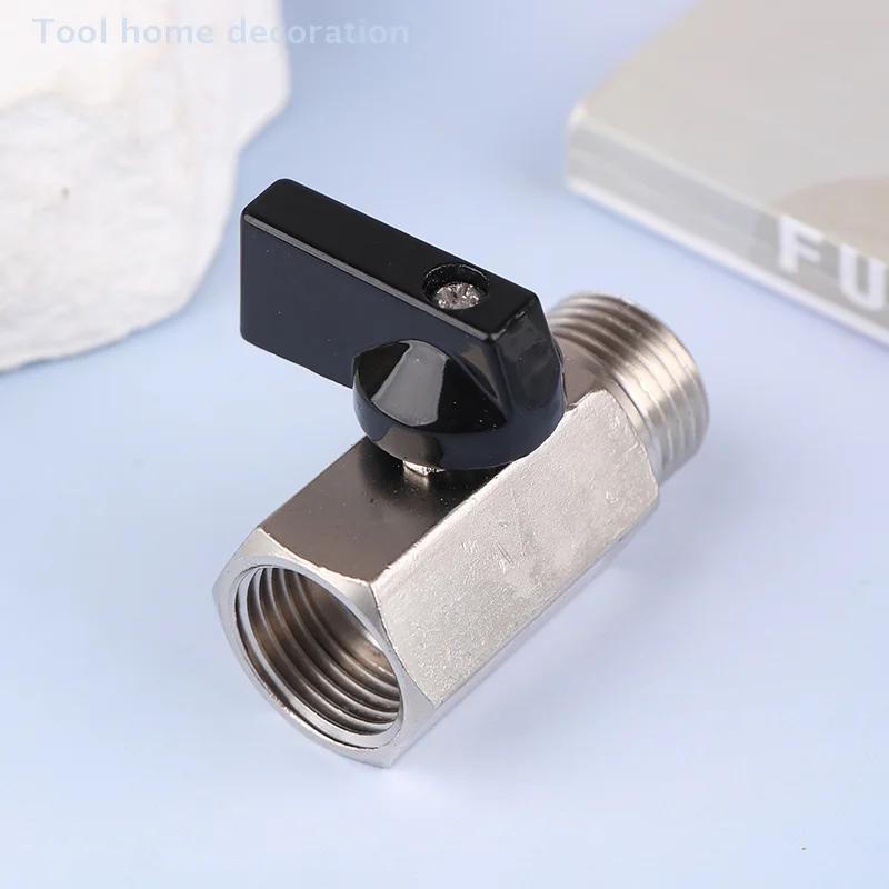 

Carbon Steel Mini Ball Valve 1/4 3/8 1/2 BSP Female Male Thread 2 Way Ball Valve Air Compressor Water Gas Oil Shut Off Valve