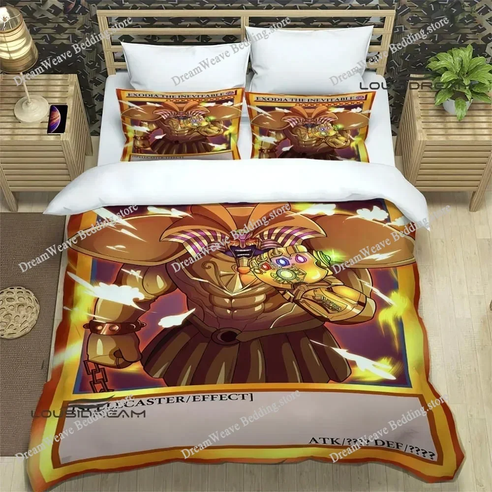 3D YU-GI-OH! Card Printed Bedding Sets Exquisite Bed Supplies Set Duvet Cover Bed Comforter Set Bedding Set Luxury Birthday Gift