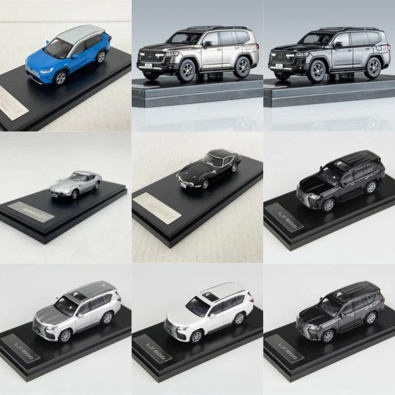 

LCD 1:64 RAV4 Hybrid / Land Cruiser 300 / 2000GT / LX600 Die-Cast Car Models