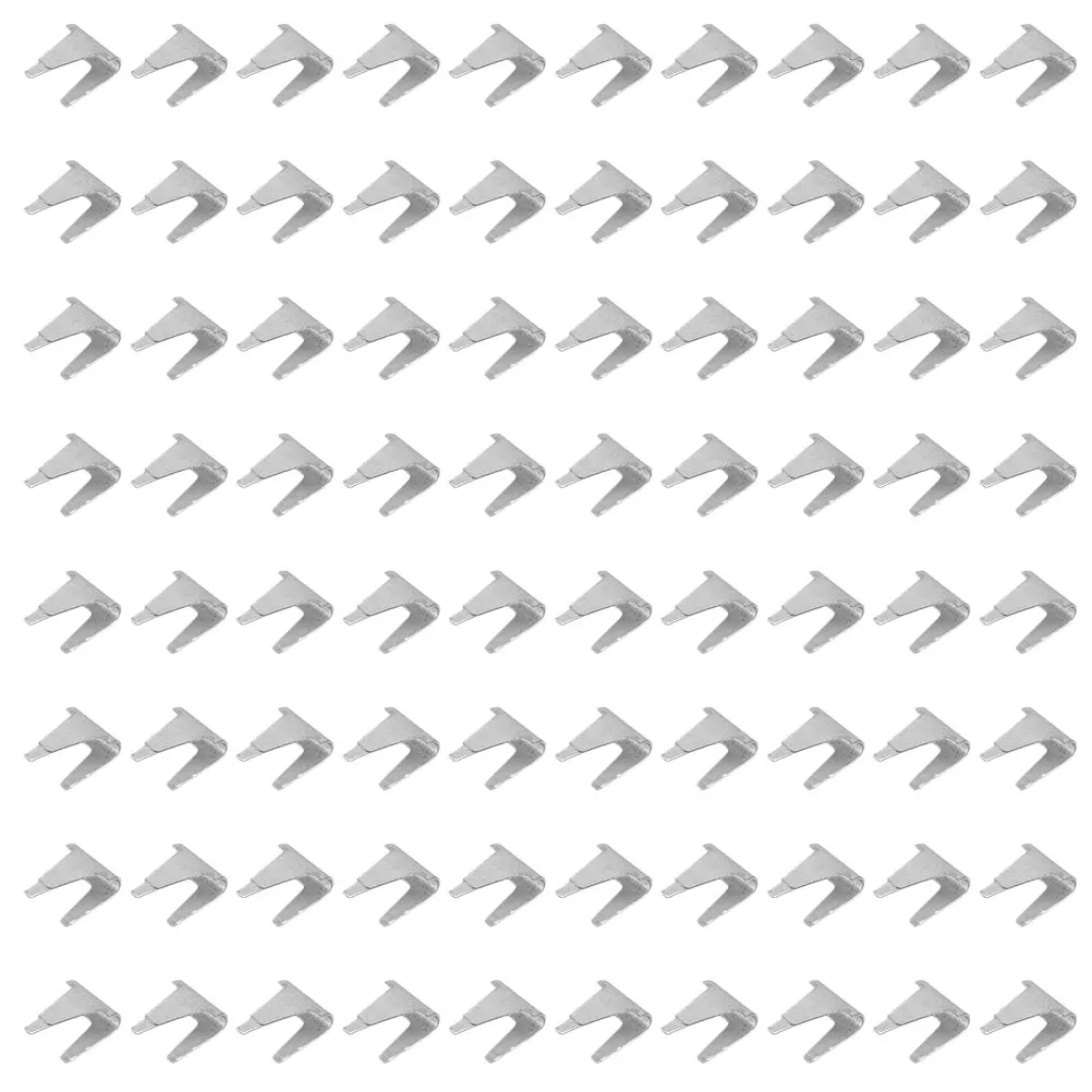 

300pcs Pet Cage Clips Wire Buckle Accessories for Bird Dog Cat Cages Sturdy Iron Durable Easy Secure Hardware