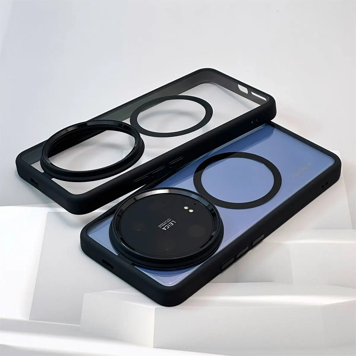 

Case For XIAOMI 15 Ultra Luxury Magnetic Transparent Extended Lens Protection Cover For Xiaomi15 Ultra Shockproof Bumper Funda