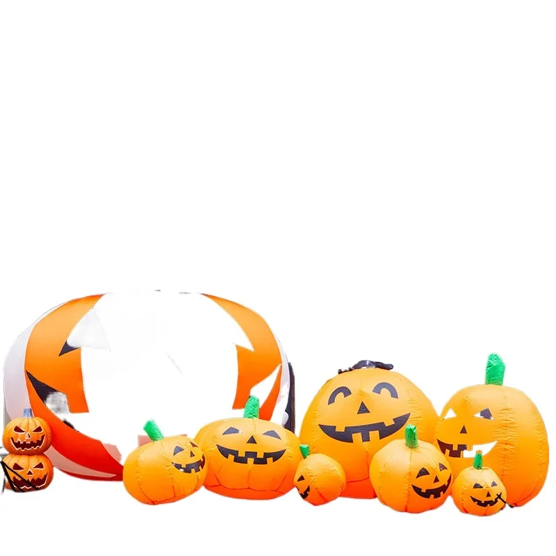 

Halloween decorations luminous large pumpkin lantern inflatable air mold ornament shopping mall scene layout