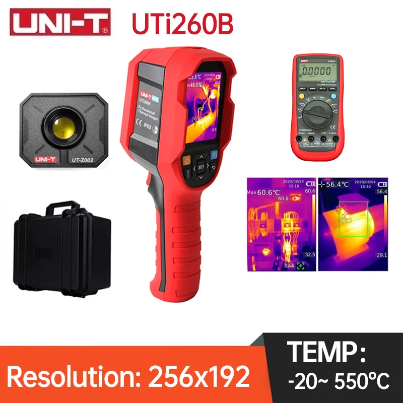 UNI-T Infrared Thermal Imager UTi260B PCB Circuit Industrial Detection Floor Heating Pipe Test Thermal Imaging Camera