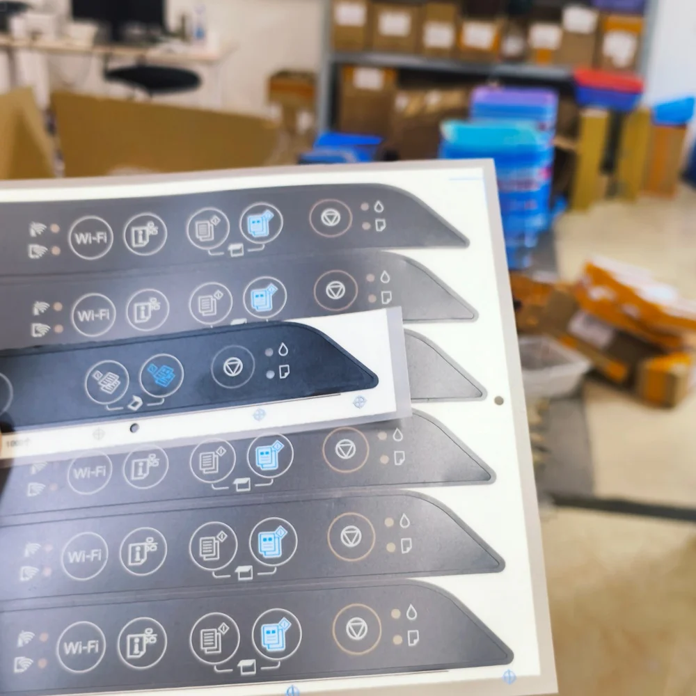 

1 шт., совместимые новые наклейки на кнопки для Epson L1110 L3210 L3150 L3250 L3110 L3110 L3100, наклейка на кнопку панели