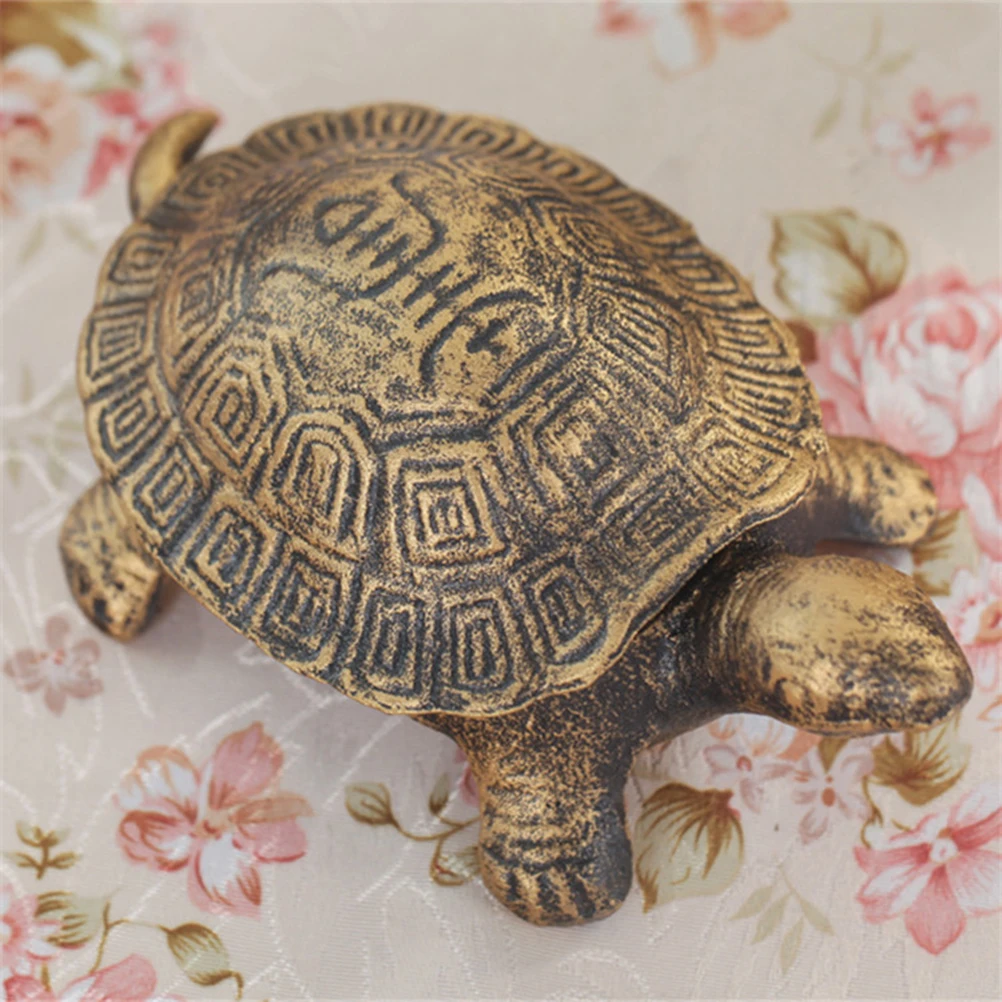 

Metal Turtle Household Decor Creative Fashion Ornament Fashion Ashtray Ornament Safe Clean
