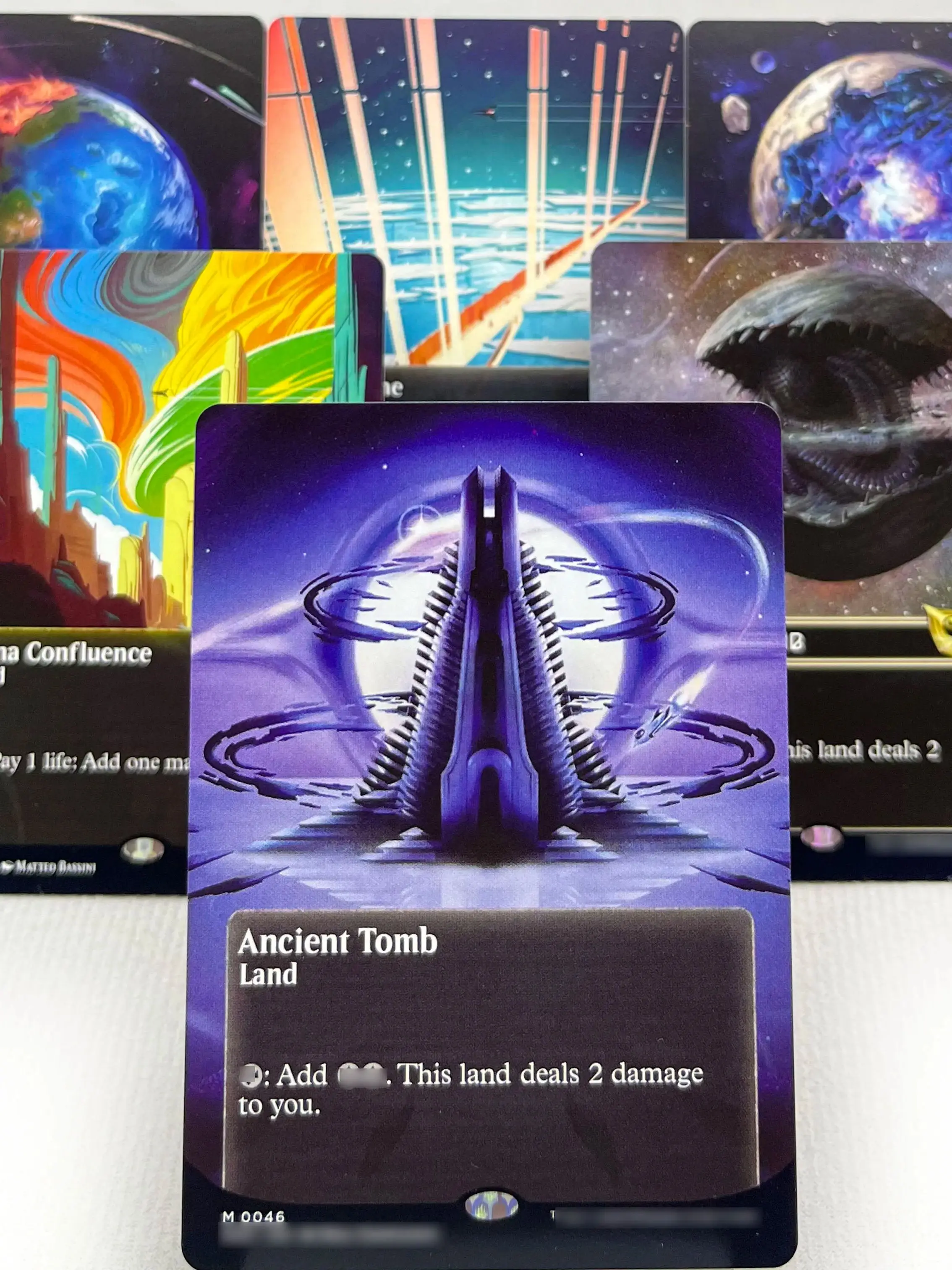 EOE UNF EOS HOLO15-I04 Tcg الوكيل بطاقات سحرية صدمة الأرض ستومبينج الأرض المقدسة مسبك القبر القديم قطاع قبر مائي جمع #3