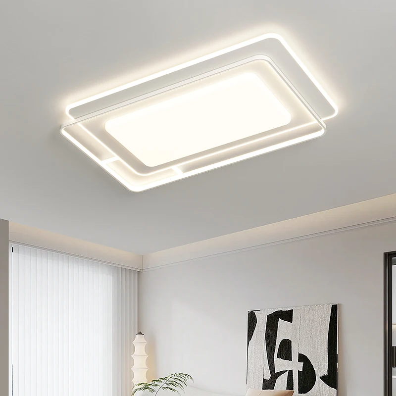 

Modern LED Chandeliers Lamp For Living Dining Room Bedroom Study Room Restaurant Home Decor Indoor Lighting white black Lustre