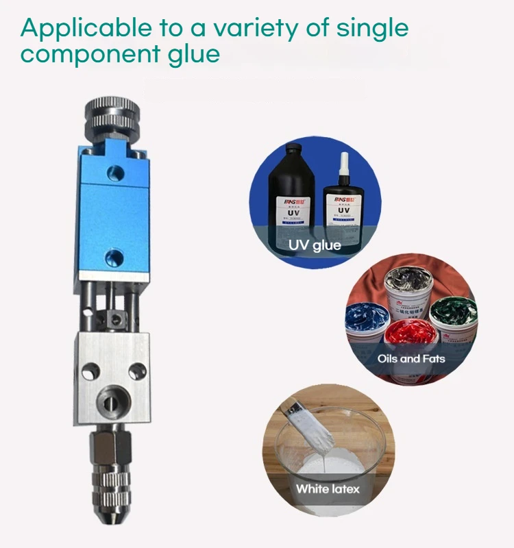 YB-21A Precision Stainless Steel Pneumatic Valve Adjustable Glue Dispensing Valve Single Liquid Compound Pneumatic Control Valve