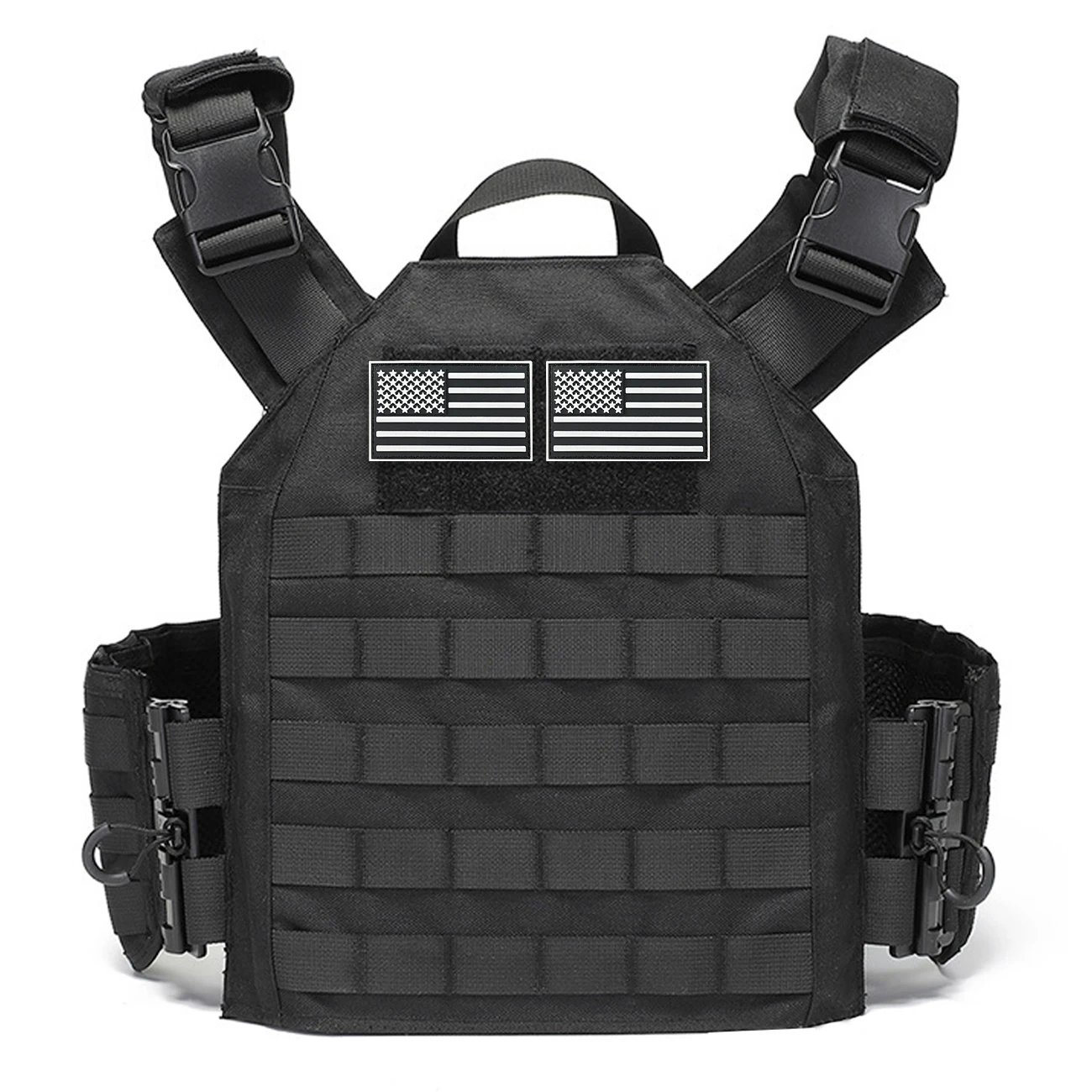 Lightweight one click quick release hunting vest MOLLE expansion system, wear-resistant fabric with handle