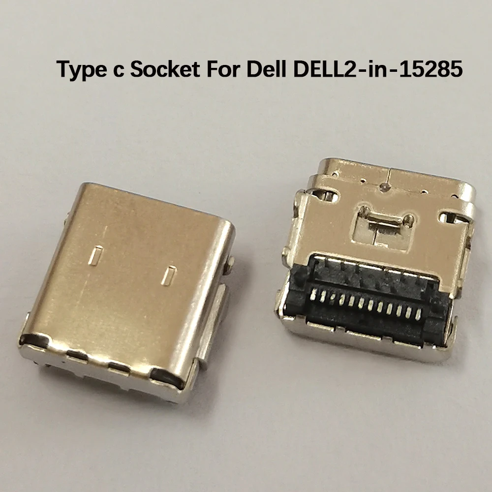 2-5PCS USB C SMT+DIP 24Pin Buchse für Dell DELL2-in-15285 Laptop DC-Stromanschluss, Typ-C-Ladebuchse – Detail 1