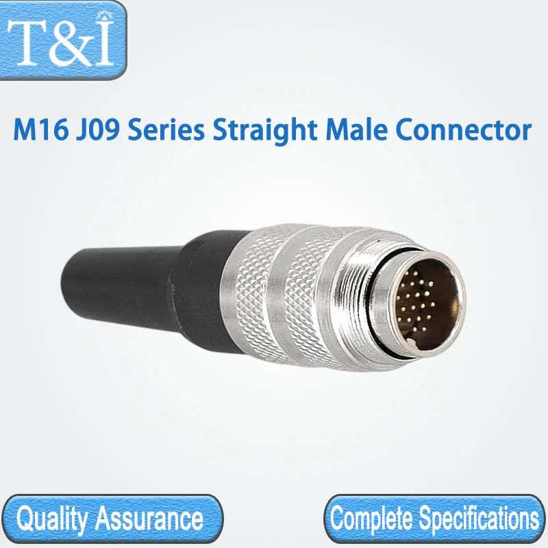 

5/10/20Sets M16-2/3/4/5/6/7/8/12/16/19/24P Reverse Mounting 09 Series Electronic Connection Male Female Straight Plug Connector