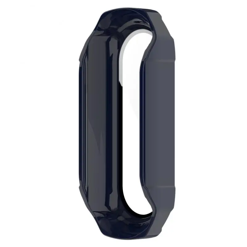 Cubierta protectora de cobertura completa Protector de pantalla 2 en 1 para Miband 6 7 Band 5 4 funda de reloj película protectora vidrio suave antiarañazos