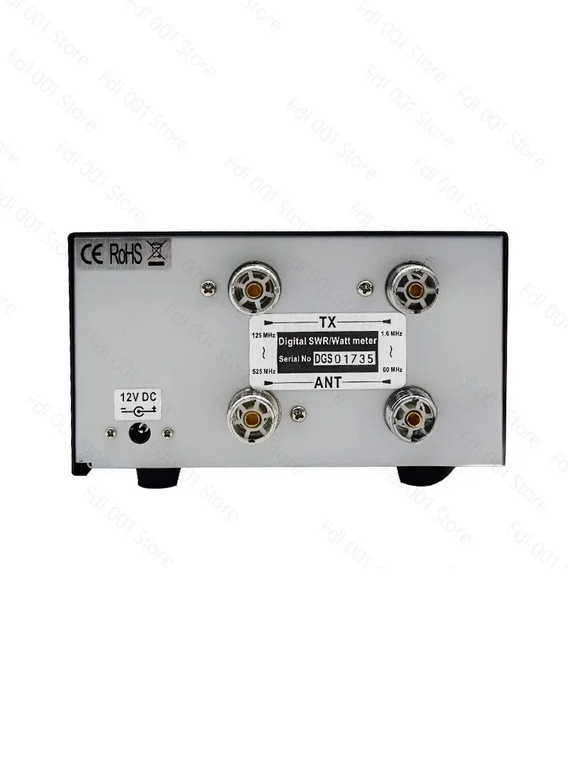 DG-503 Standing Wave Meter Measurement Short Wave UV Segment Standing Wave Power Meter Liquid Crystal Digital Display 1.6-60 MHz