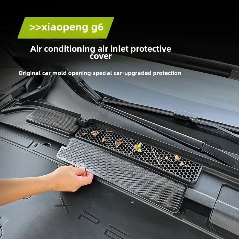 Car Water Guide Tank Protective Cover Head Air Conditioner Intake Trend Filter Element Insect-proof Mesh for Xiaopeng Xpeng G6