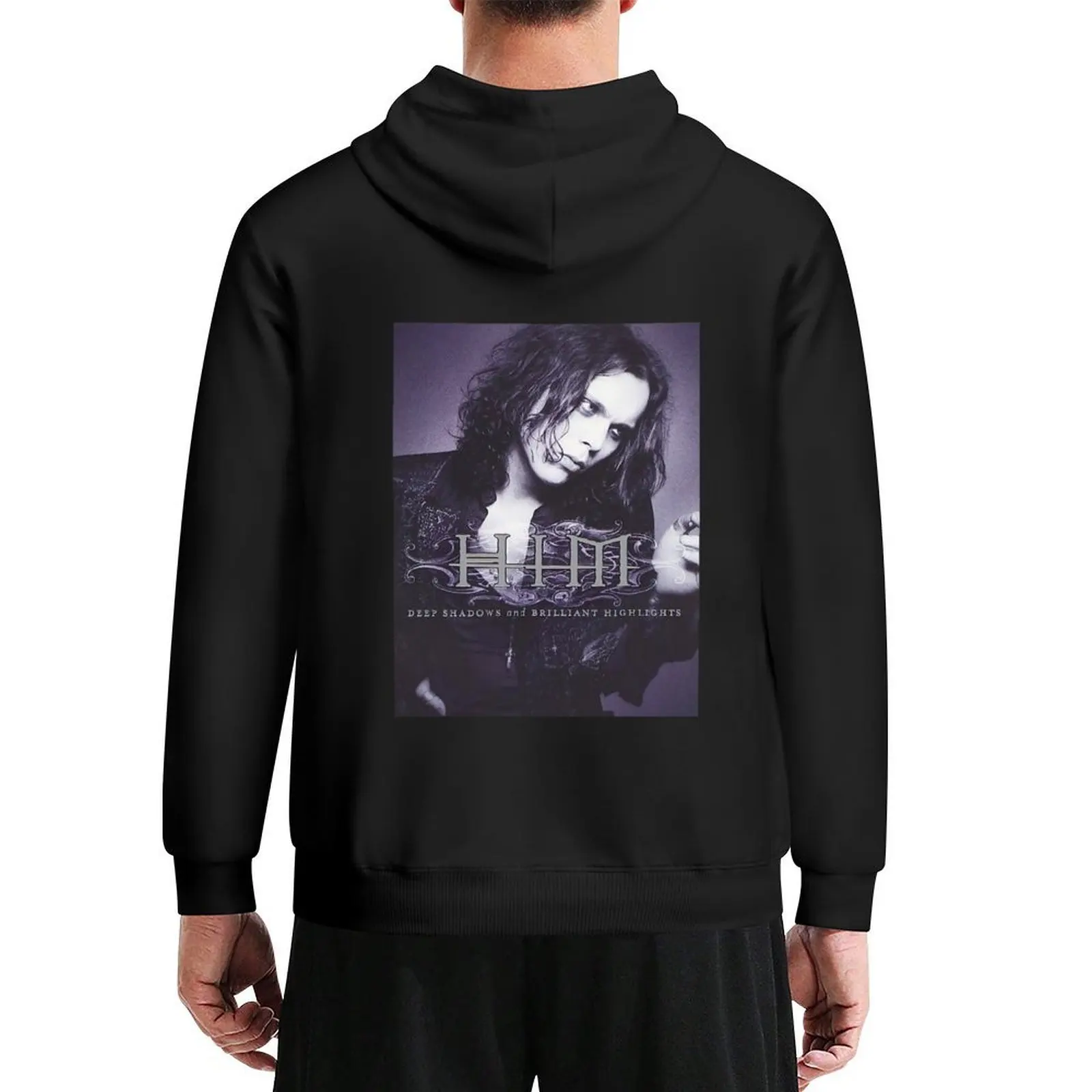 

Him band deep shadows and brilliant highlights cover Heartagram Ville Valo Hoodie
