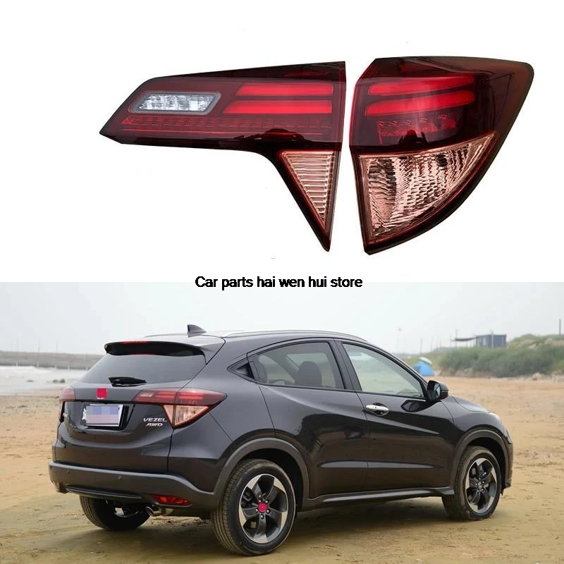 

For Honda VEZEL 2014 2015 2016 17 2018 Car Accessories outside Tail Light Assembly Rear Light Tail Lamp turn signal brake light