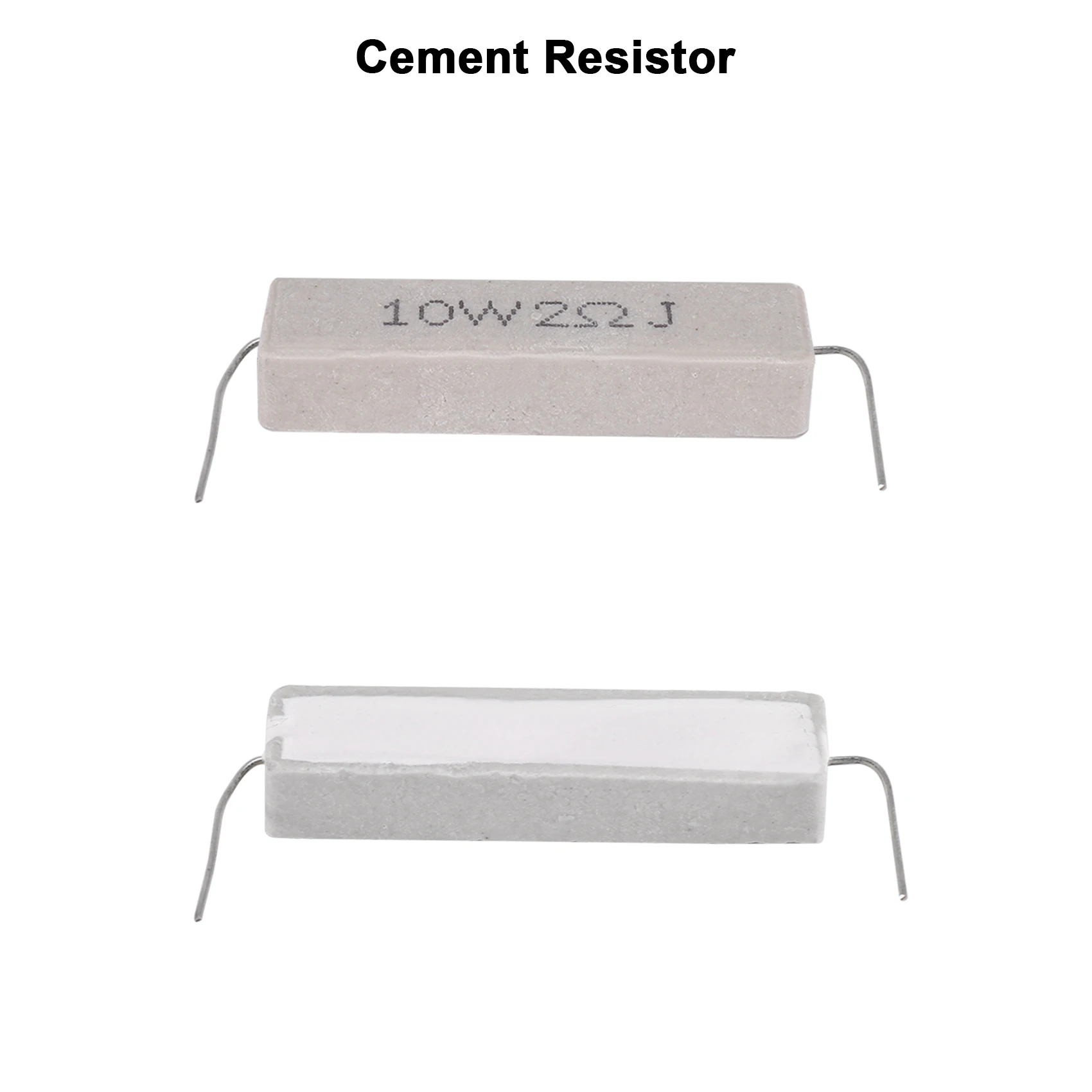효율적인 10개 권선 시멘트 저항기 2옴 10W 와트