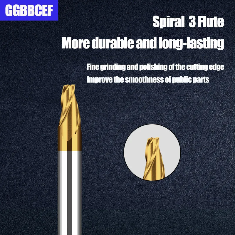 Carbide Taper End Mill Angular CNC Machning mill Cutter Metal Tools Router Bit 0.5 1 1.5 2 3 8 10 15 Degree 1-6 8 12 Shank HRC60