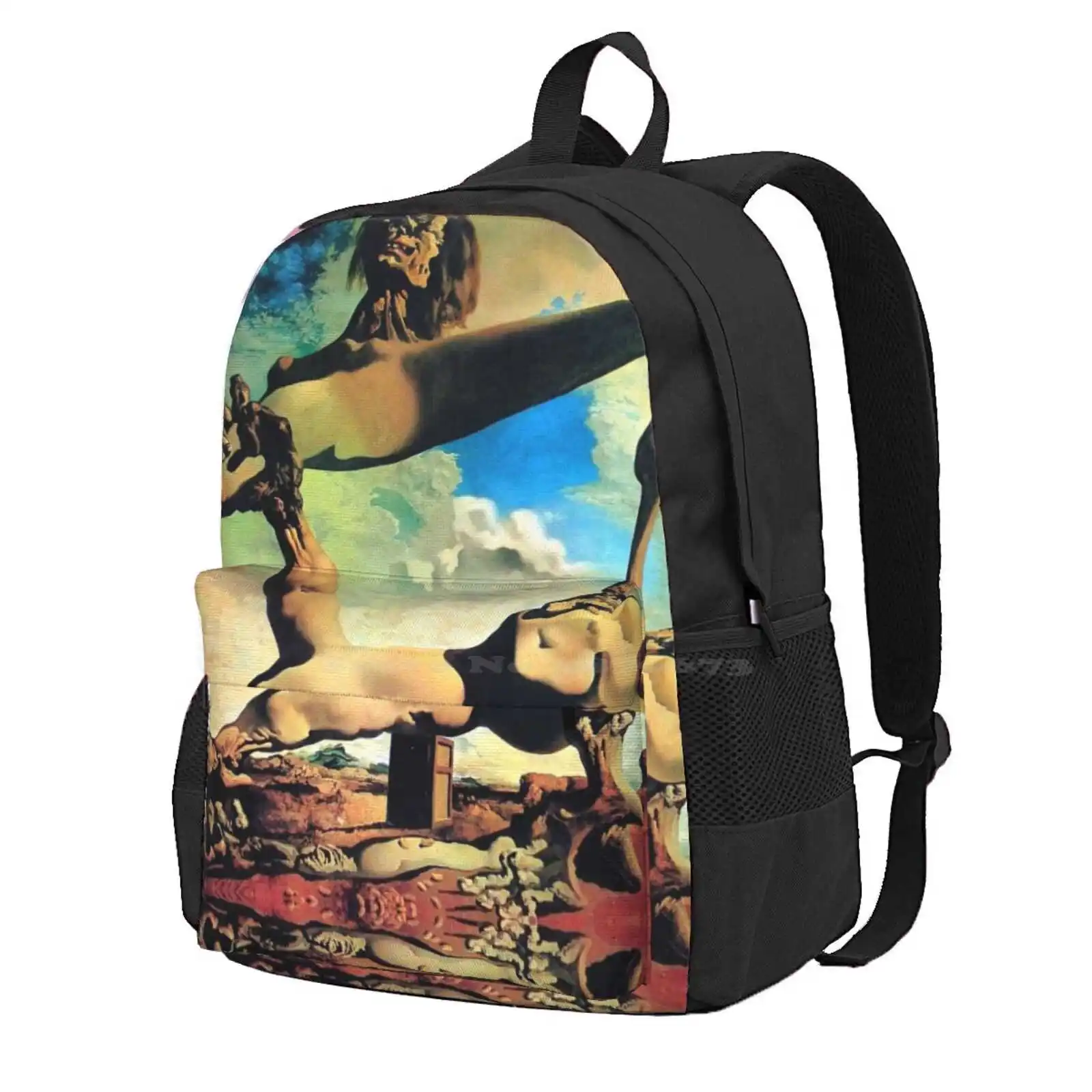 

Сальвадор Дали, лидер продаж, школьный рюкзак, модные сумки, мягкие строительные сумки Сальвадор Дали премониция войны гражданской