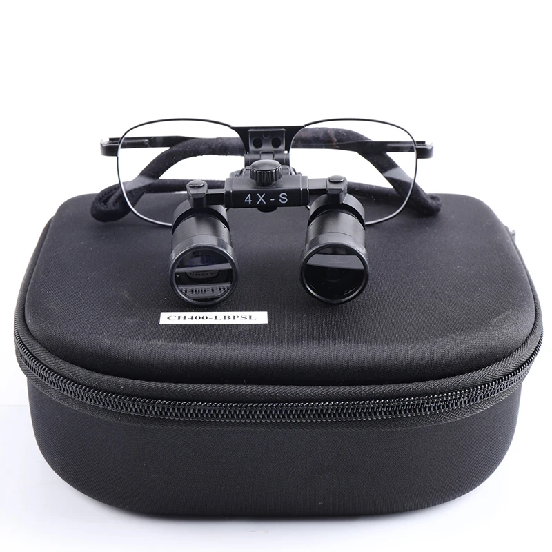 4X 5X 6X 8X High Power Binocular Dental Loupe Long Working Distance Customizable Odontological Glasses Medical Magnifier Lupa