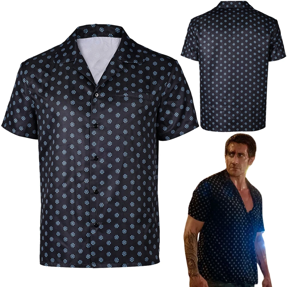 Dalton Cosplay Costume para Rapaz, Road House, Fantasia, Disfarce, Camisa, Halloween, Carnaval, Fato de Representação, Adulto, Impressão, 2020, Homens