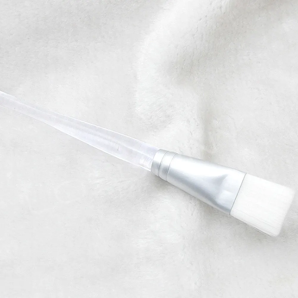 3 pezzi manico in cristallo trasparente pennello per maschera per il viso applicatore lungo e durevole per siero viso buccia strumento per il trucco della cura della pelle fai da te