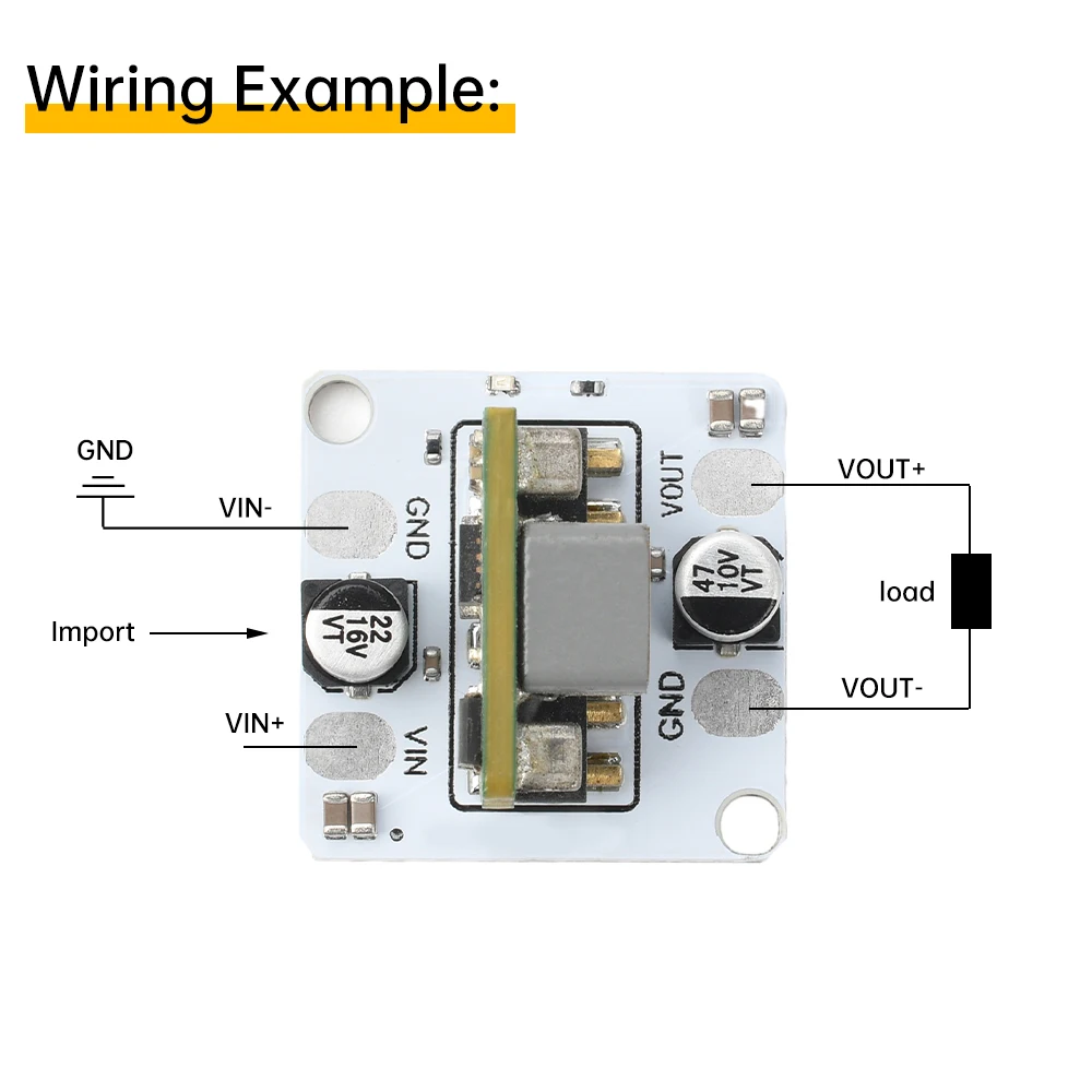 Ultra-Mini DC-DC Buck Module Intelligent Regulated Power Supply DC 9-16V to 5V Output Buck Converter 10A Step-down Power Module