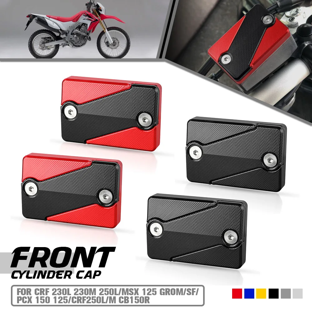 

Front Brake Clutch Cylinder Fluid Reservoir Cover Cap For HONDA CRF 230L 230M 250L/MSX 125 Grom/SF/PCX 150 125/CRF250L/M CB150R