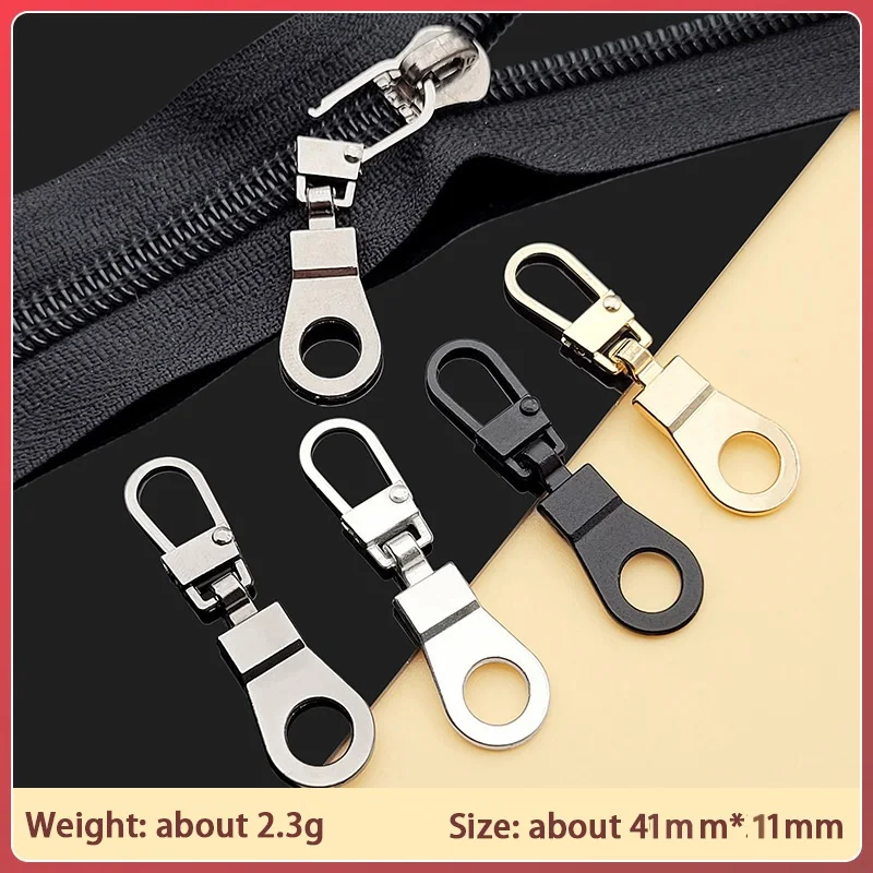 4/5/8/10/12/20/32pcs 분리형 금속 지퍼 풀러 헤드 수리 키트 수하물 지갑 의류에 대 한 작은 DIY 봉제 공예 사용 가능
