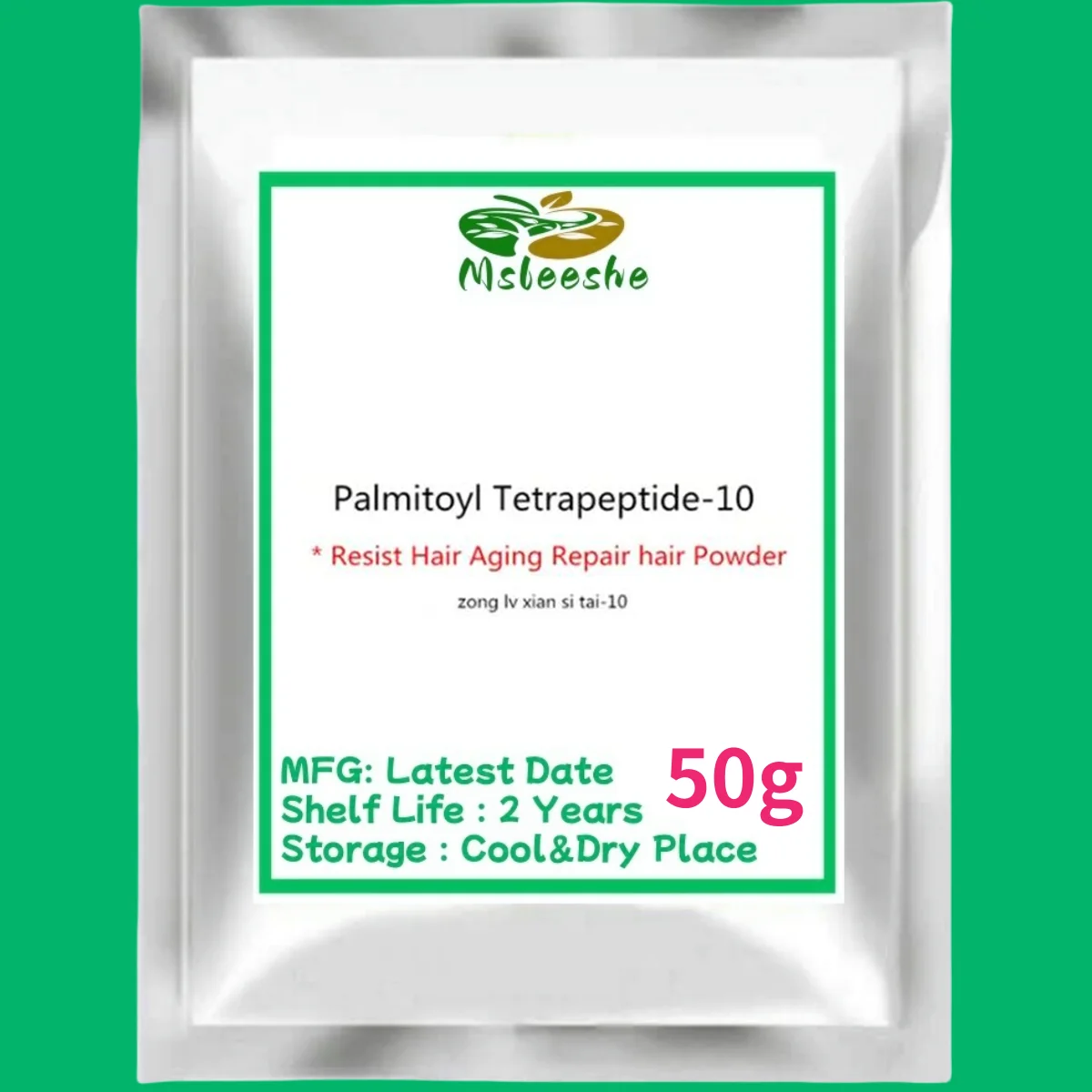 

High quality 99% Palmitoyl Tetrapeptide-10 Powder CAS 887140-79-6 Resist Hair Aging Repair hair