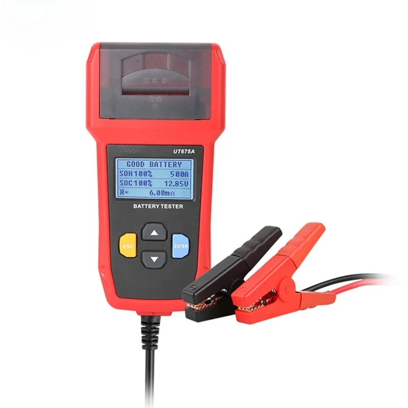 UT675A Car Battery Tester Charger Analyzer 12V 24V Voltage Battery Test Car Battery Tester Charging Scanner