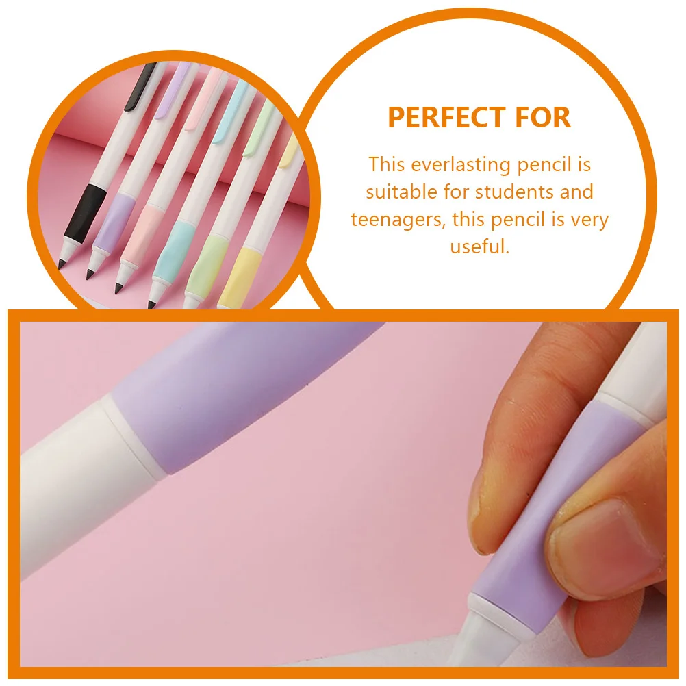

7Pcs Inkless Automatic Everlasting Pencils Lightweight Writing Supplies for Students Artists Inkless Pencil