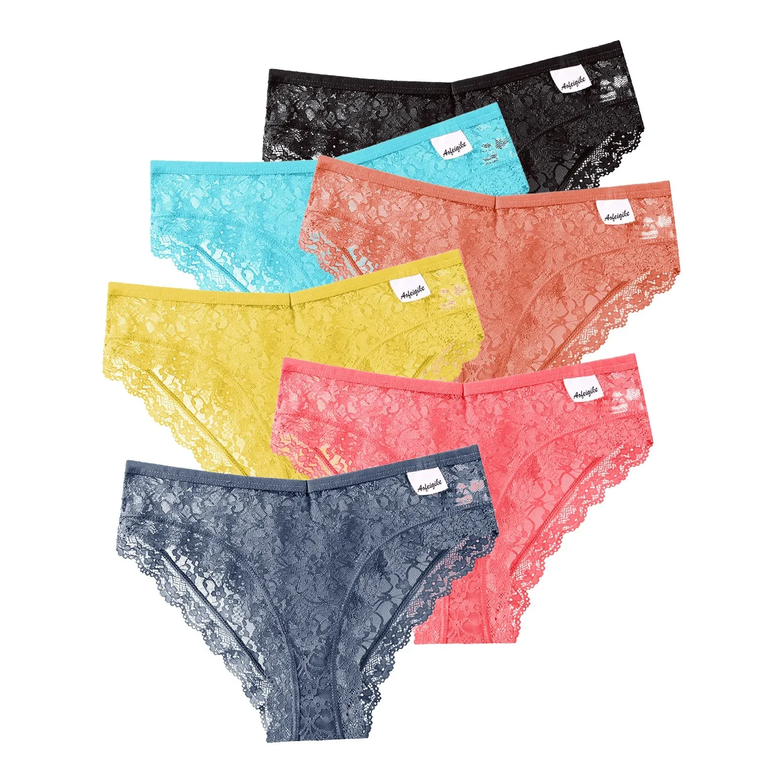 Sexy lingeriecotton calcinha feminina meados de cintura sexy oco malha algodão virilha briefs renda tanga calcinha mulher roupas