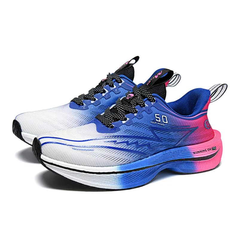 Chaussures d'automne pour hommes, best-seller, chaussures de course en maille respirante, entraînement de vitesse en plaque de carbone, randonnée antidérapante rembourrée, un, 2025