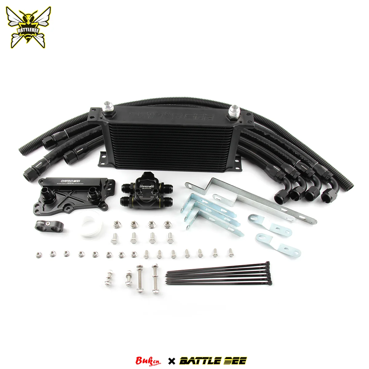 

Automobile engine oil cooling kit compatible with for Mercedes-Benz M272/M273 oil cooling kits.