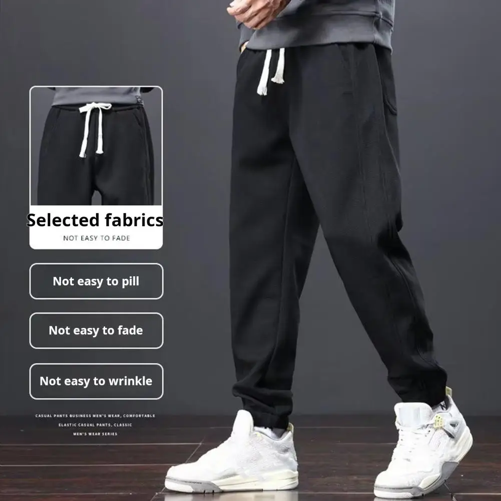 Pantalones nuevos con cordón para hombre, pantalones multibolsillos, moda de ocio, Color sólido, pantalones deportivos de ocio al aire libre